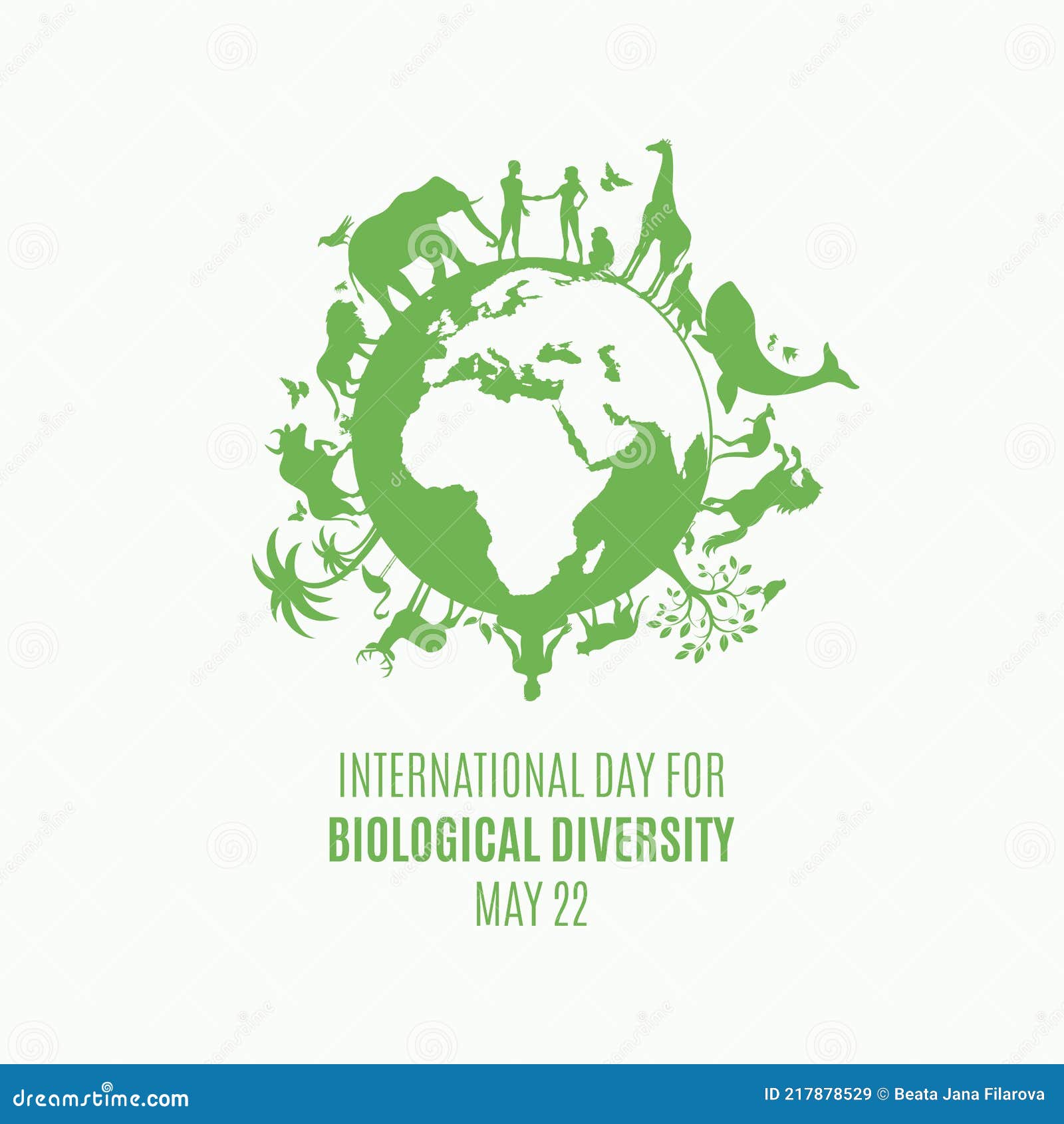 International Day for Biological Diversity Vector Stock Vector ...