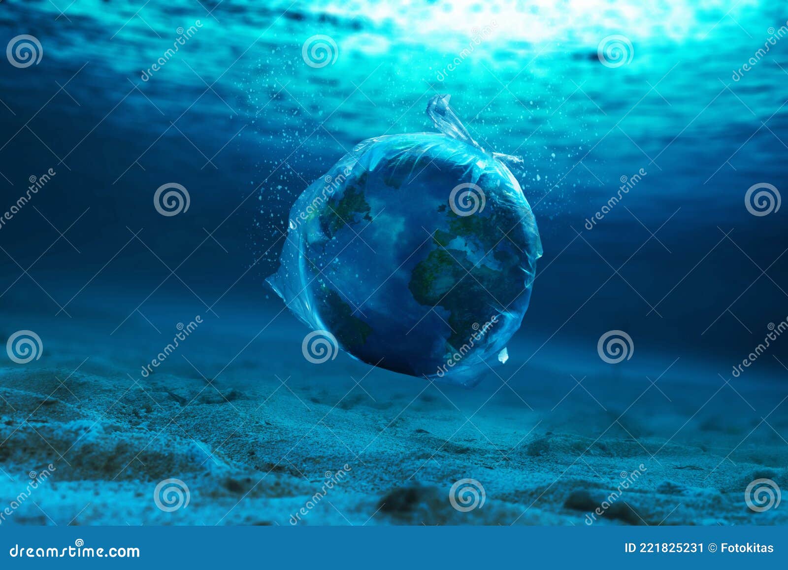 earth in a plastics stock image. Image of waste 221825231