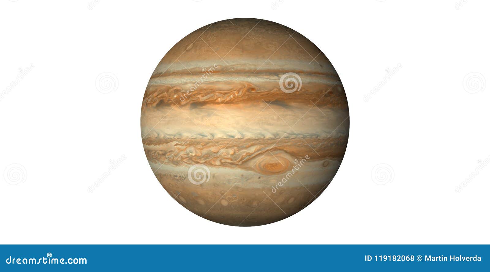 planet jupiter in solar system seen from space