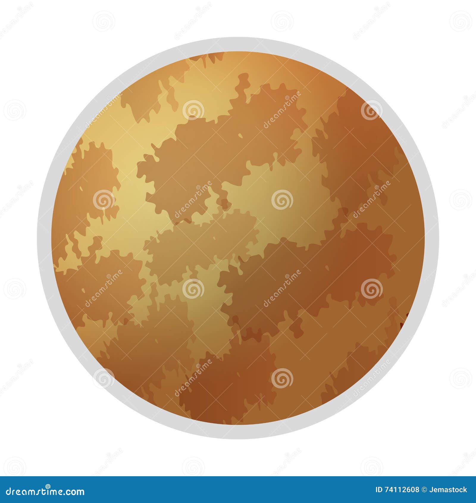 Planet mars icon stock illustration. Illustration of greeting - 74112608