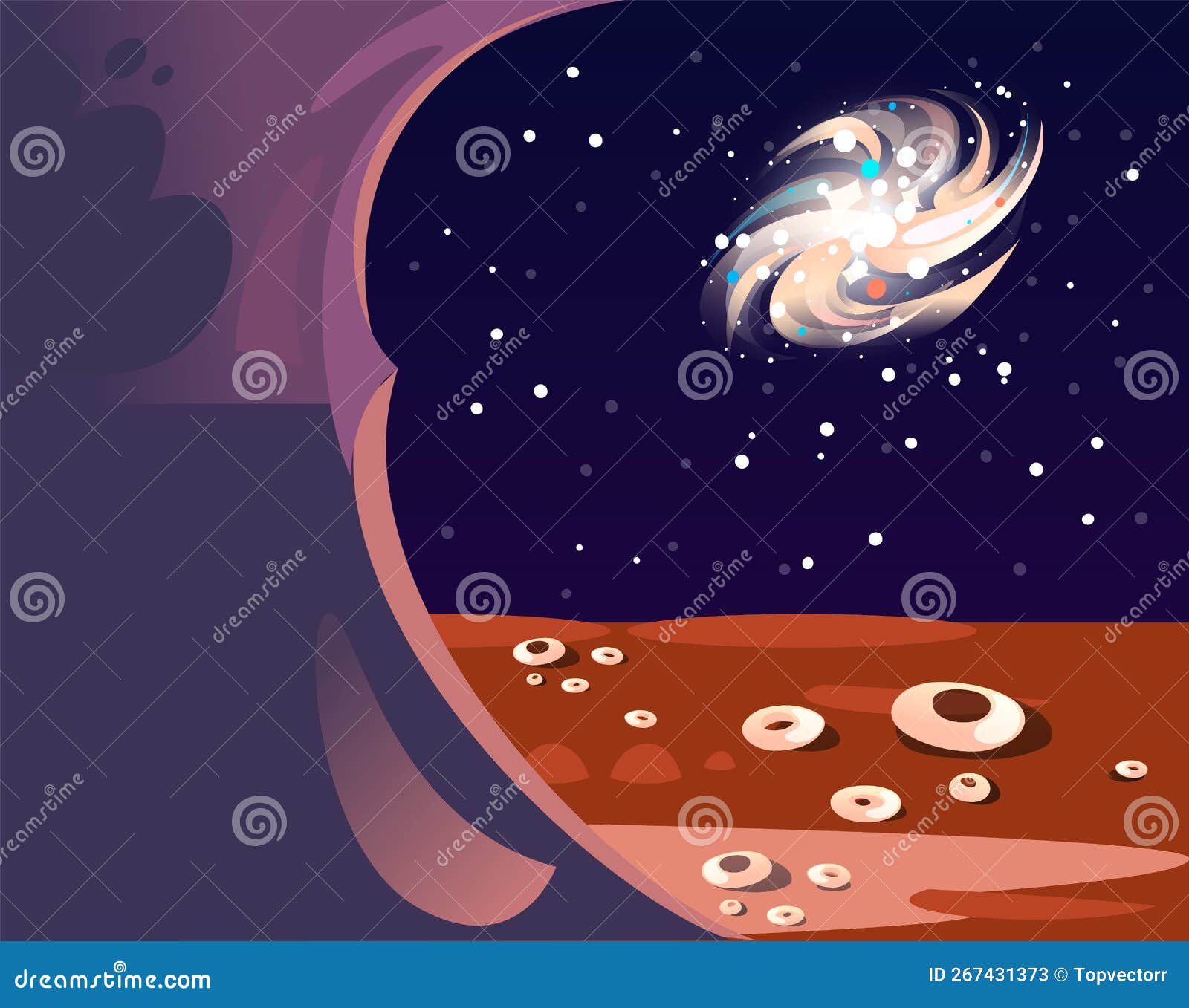 Cometas e planetas dos ícones do aplicativo do jogo do espaço dos