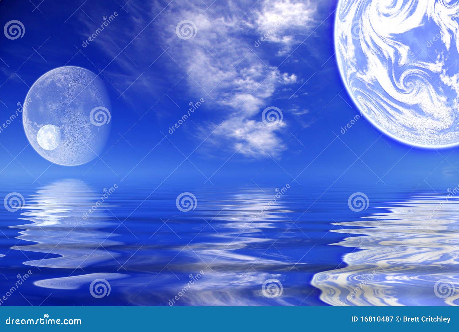planets / worlds water