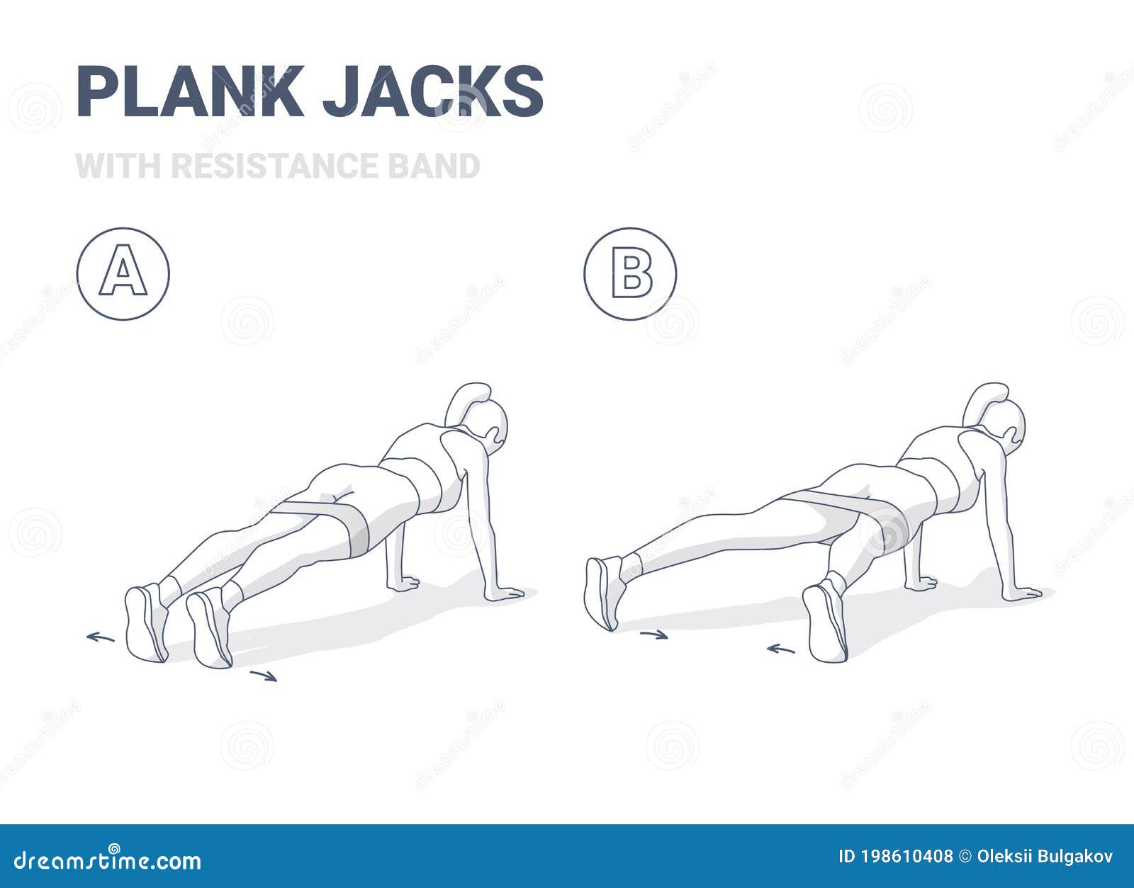 plank exercise diagram