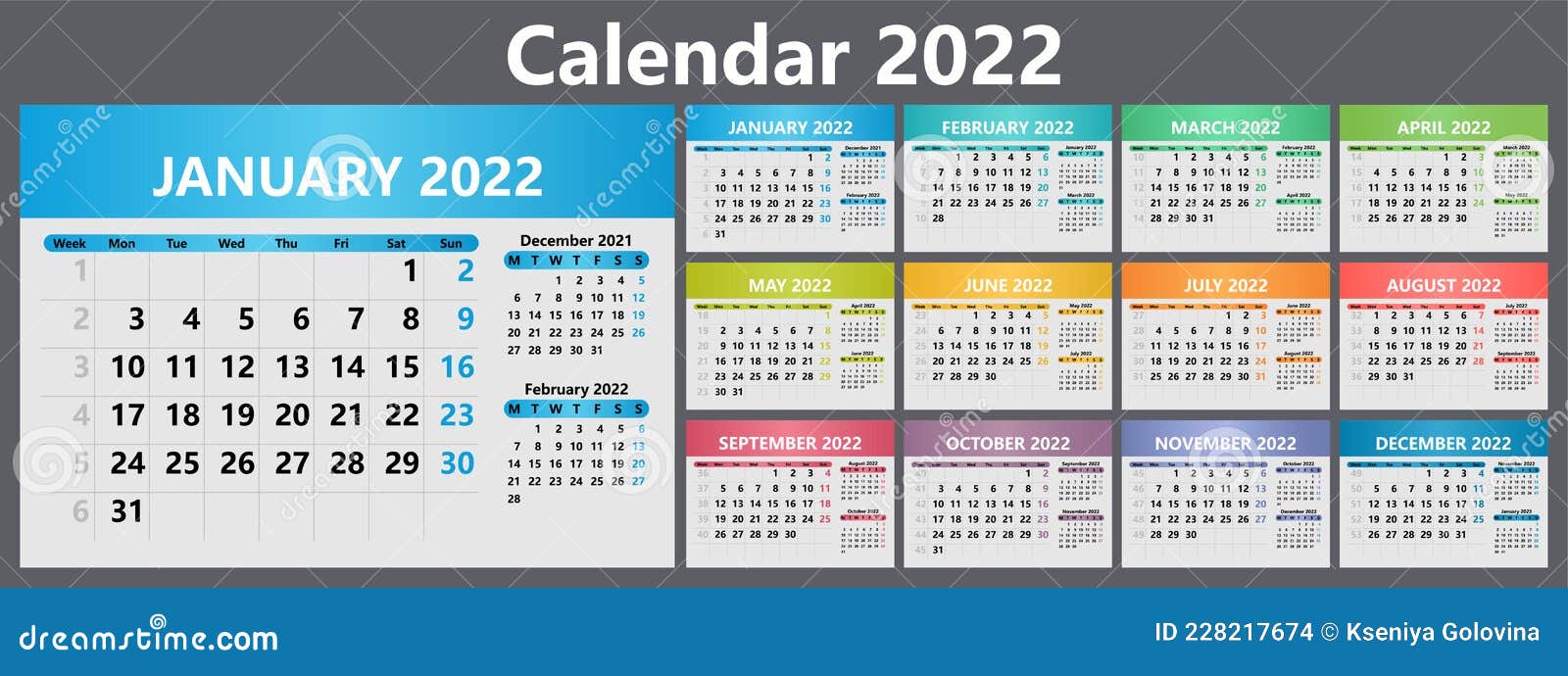 Calendar week 2022