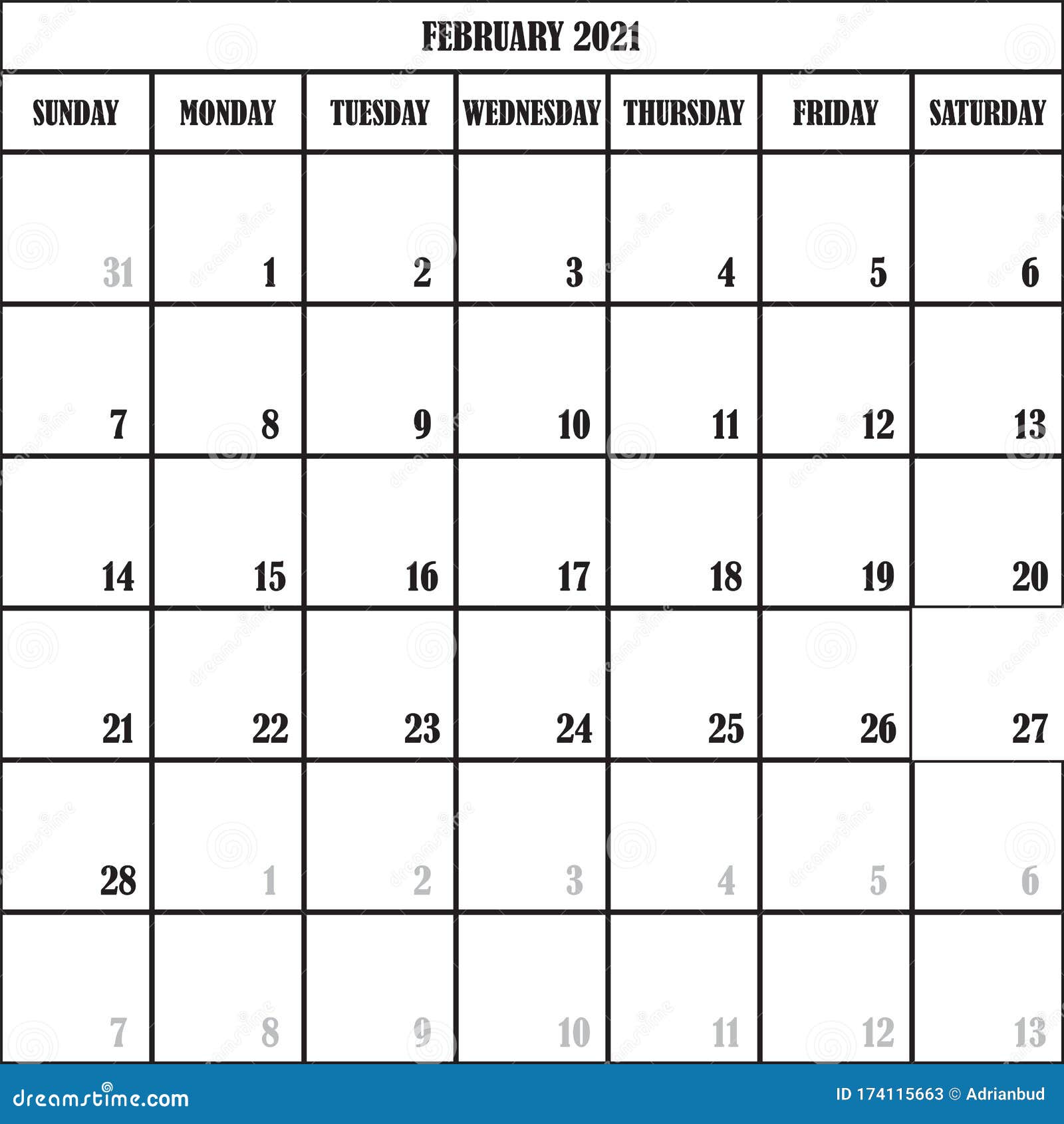 Featured image of post February 2021 Calendar Transparent Background / Practical, versatile and customizable february 2021 calendar templates.