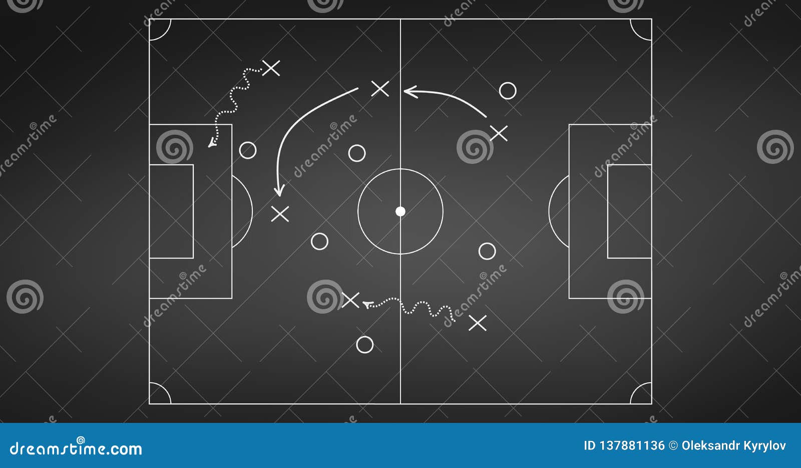 Jogadores de futebol, formação 4-2-3-1. Meio estádio de futebol imagem  vetorial de boldg© 187973202