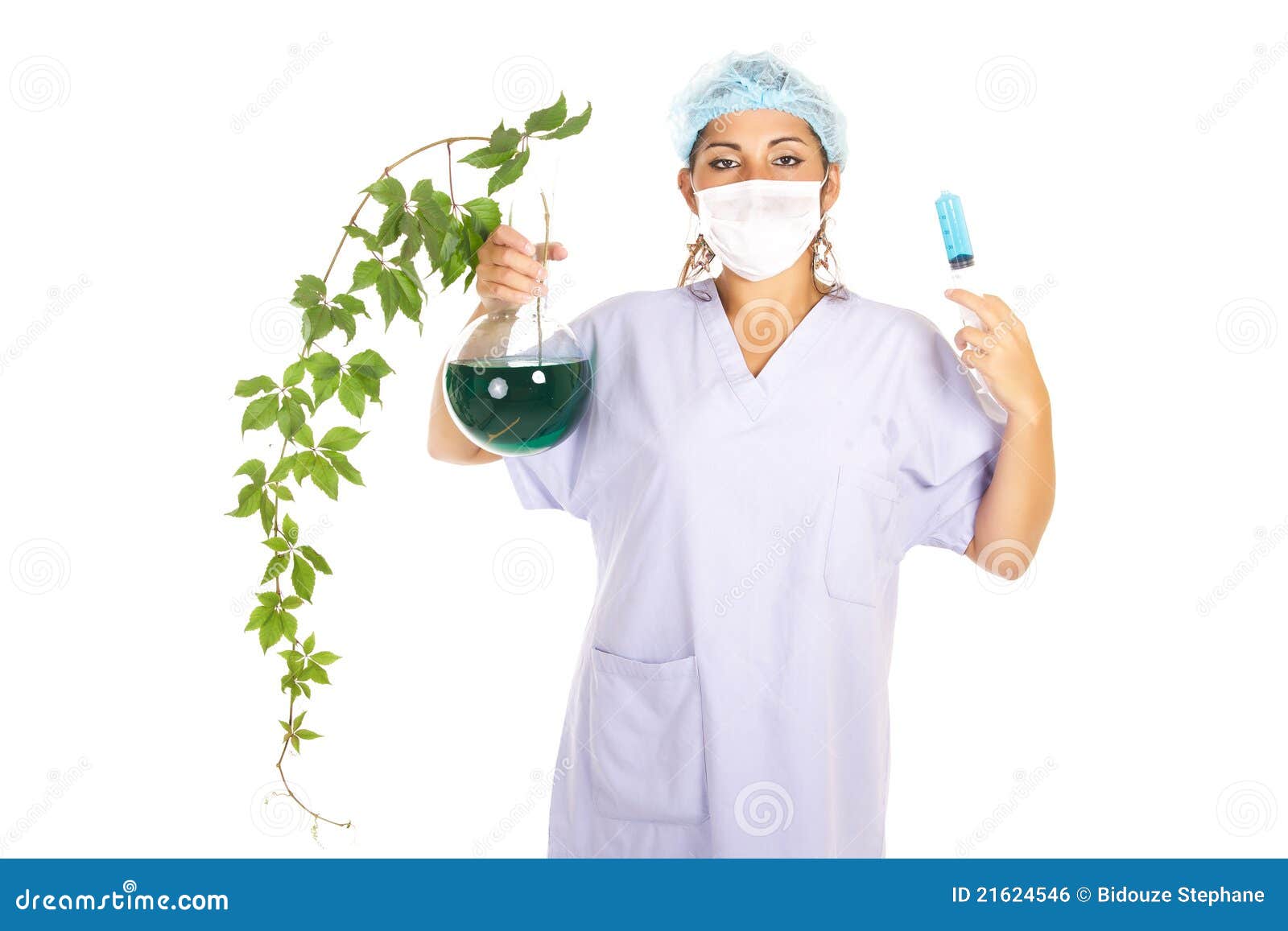 Plant researcher stock photo. Image of gene