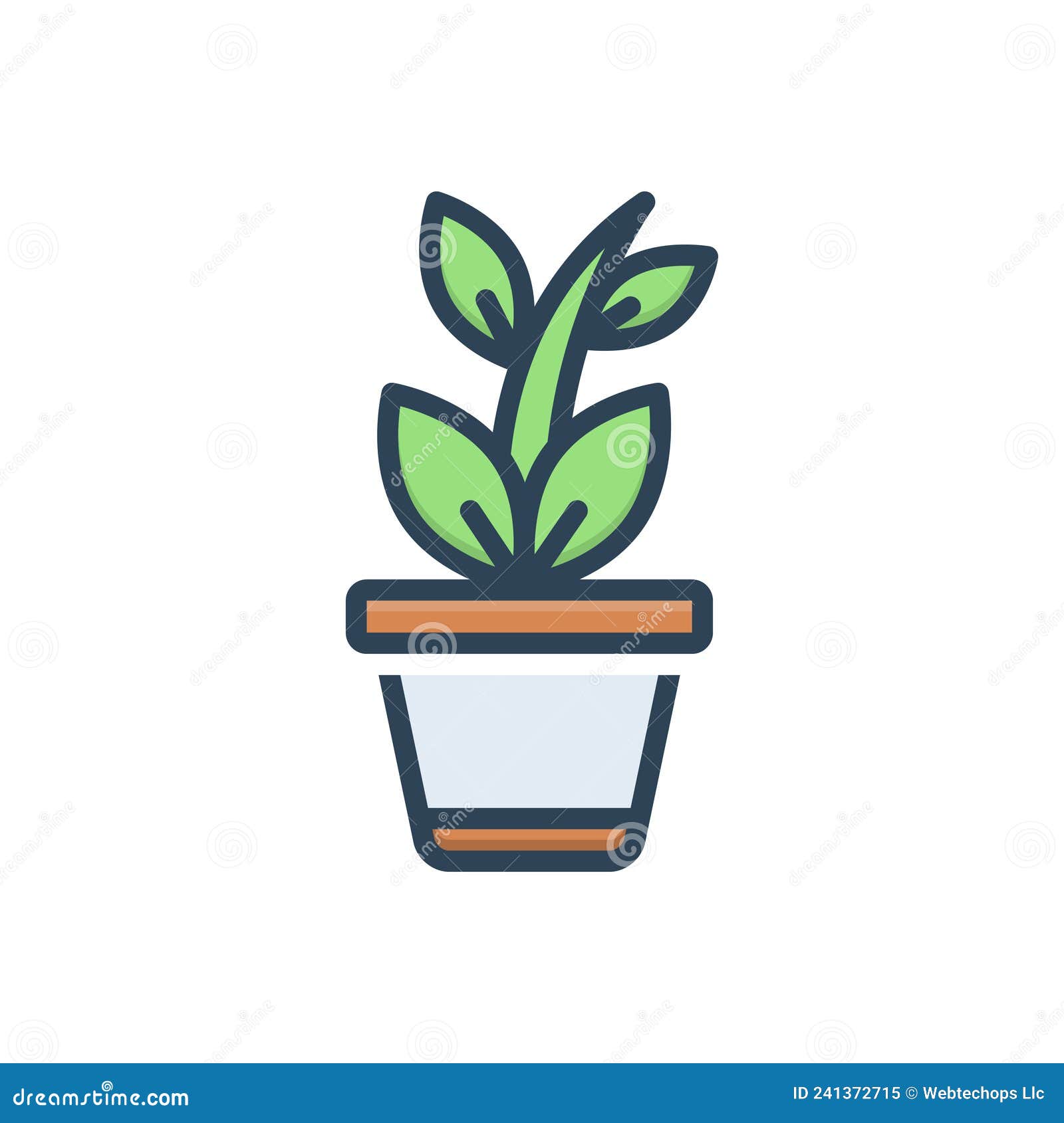 color  icon for plant, tree and greenstuff