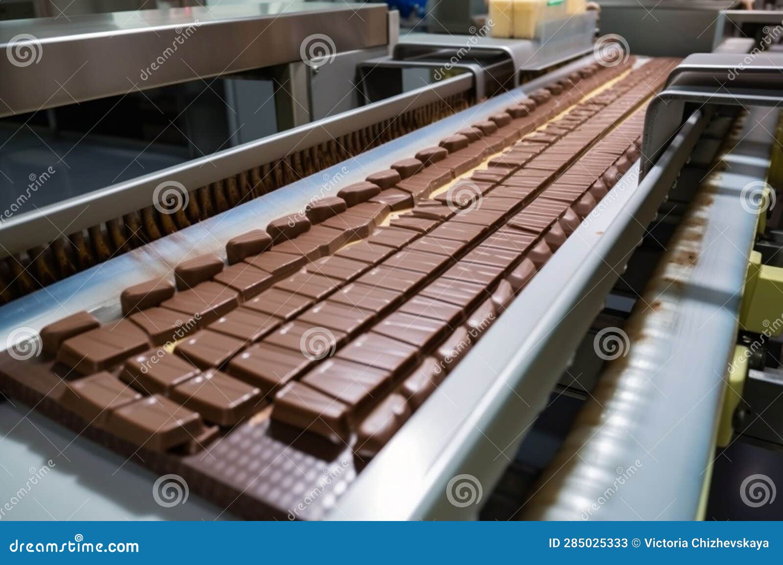 Factory Chocolate Production Industrial Industry Food Sweet Candy