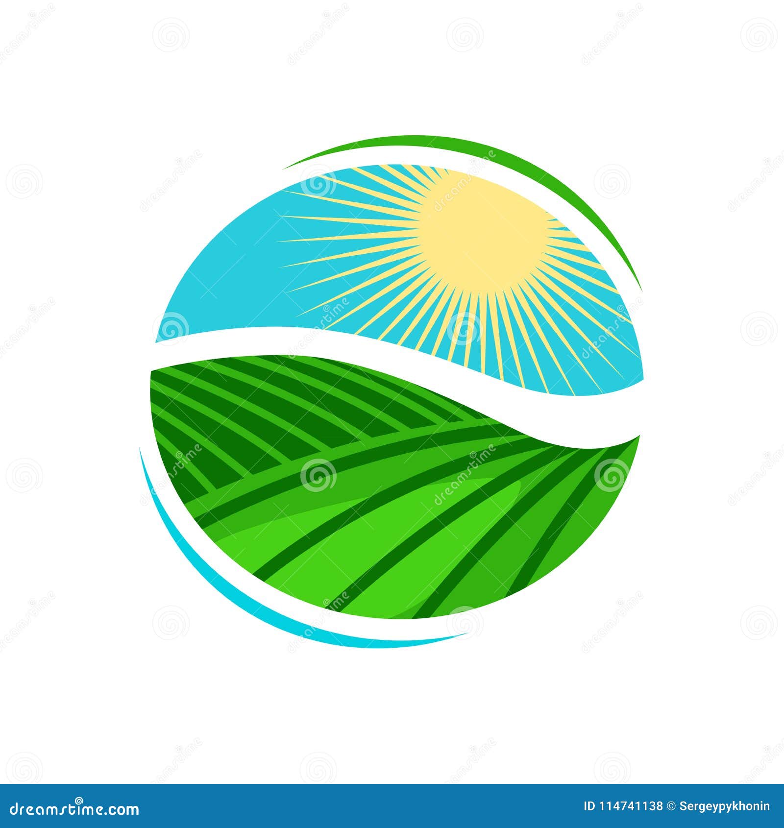 plantation, agriculture logo or label. vineyard, farming icon.  