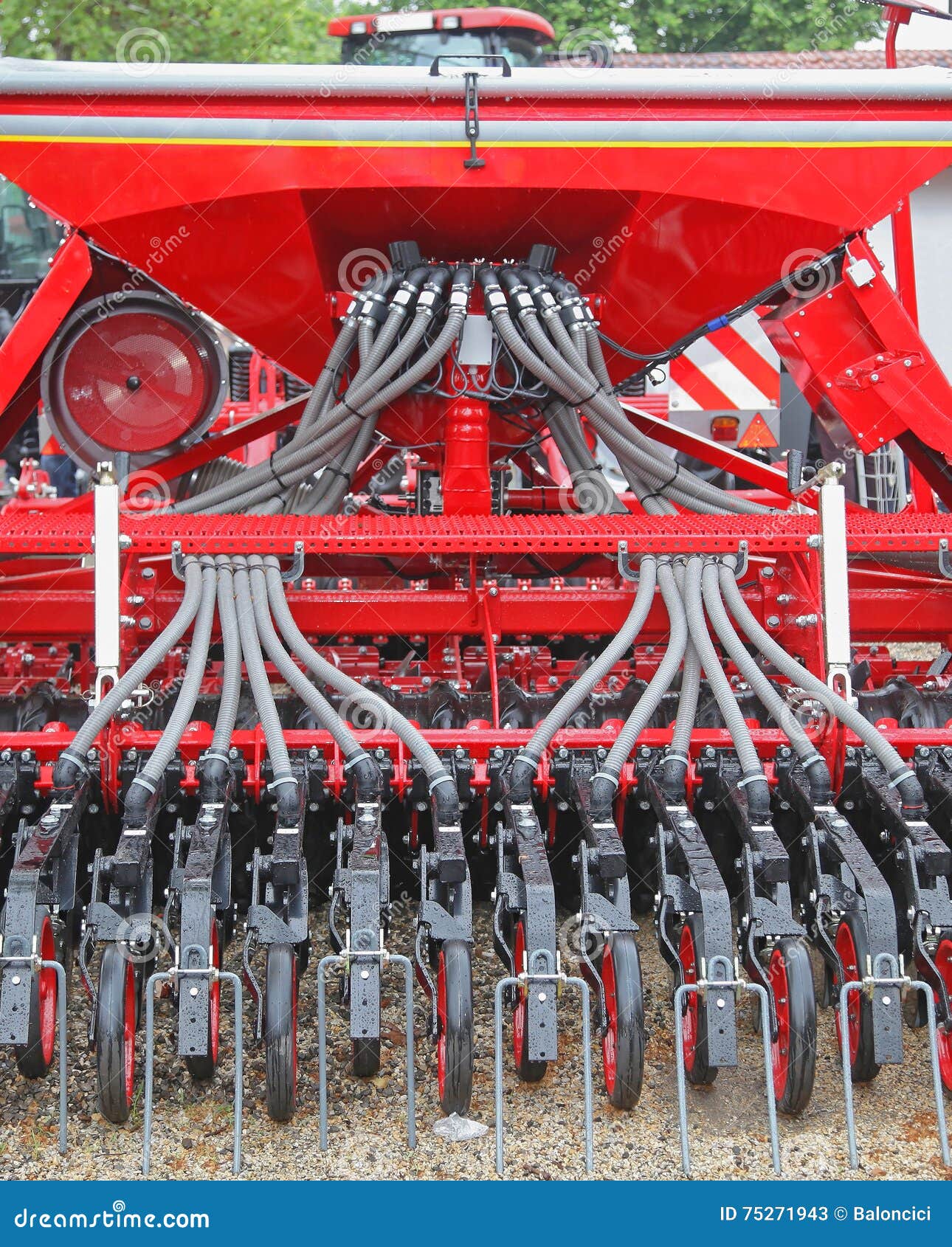 Planter Seeder Machine stock image. Image of equipment 75271943