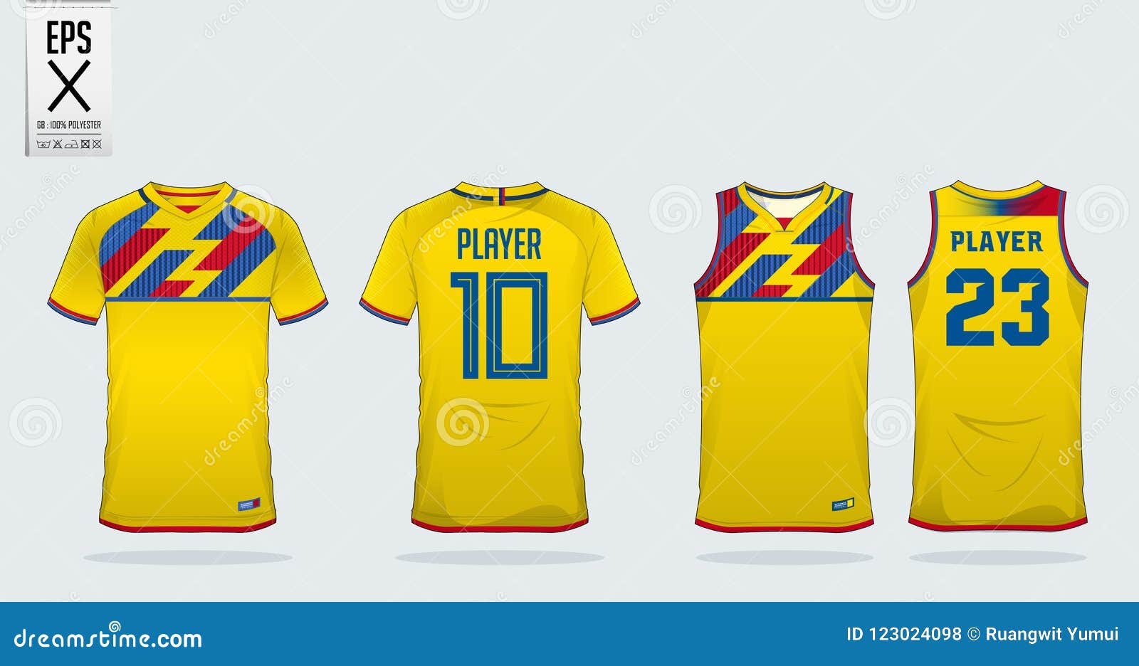 camiseta amarilla futbol