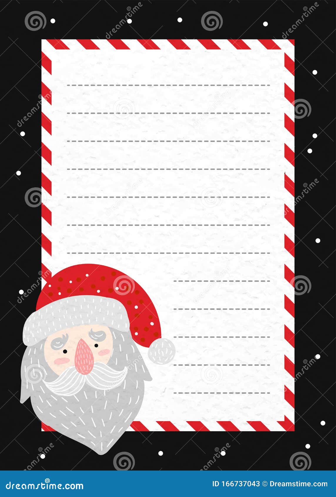Plantilla De Carta De Santa Claus Apto Para El Diseño De Postales, Cartas,  Carteles, Afiches Para Año Nuevo Y Navidad Vector Stock de ilustración -  Ilustración de vector, carteles: 166737043