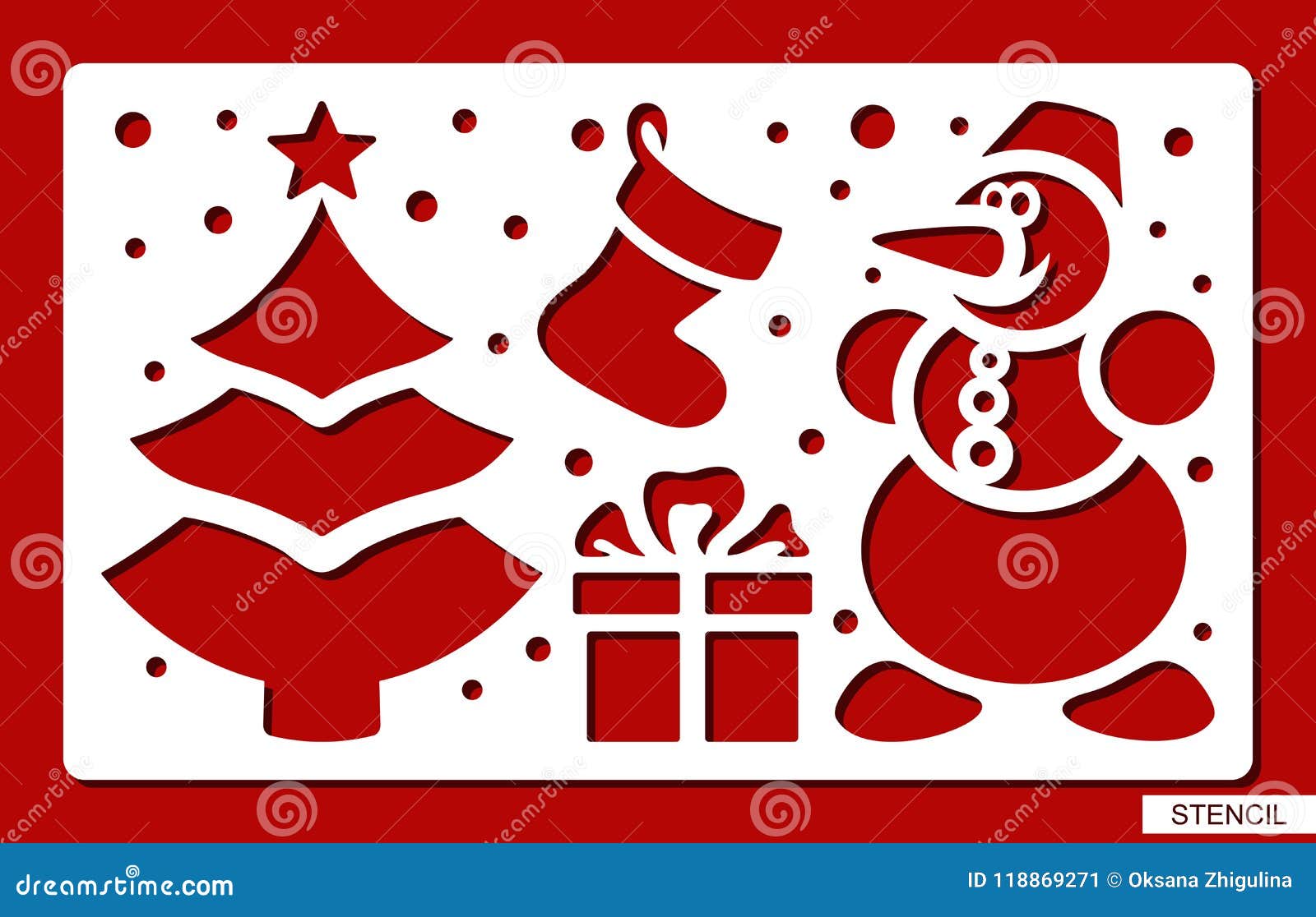 Manualidades o decoración del hogar Juego de 3 Plantillas de Navidad con diseño de Copos de Nieve para Pintar sobre Madera KOBWA 