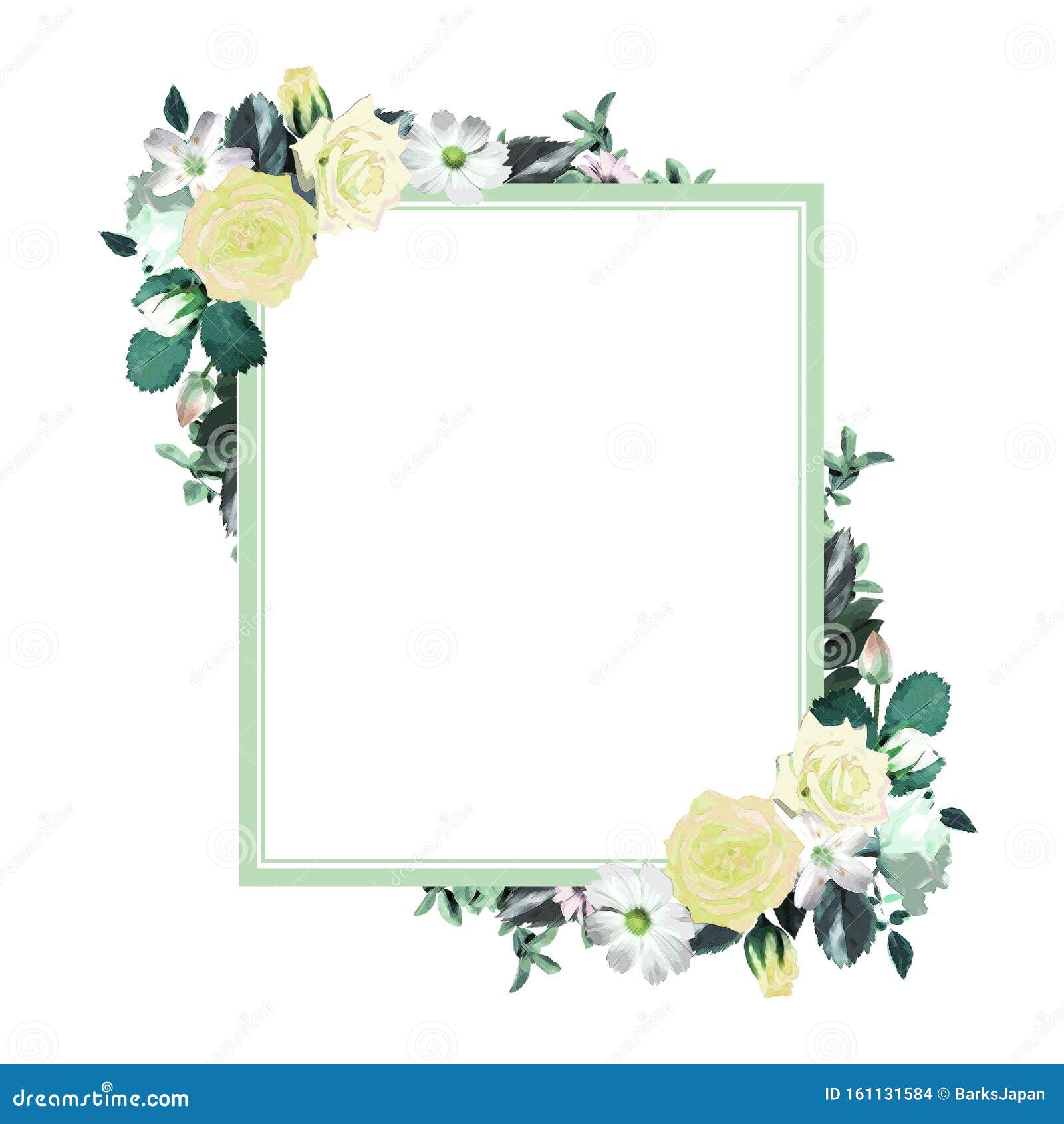 Plantilla De Marco Floral Cuadrado / Verde Foto de archivo - Imagen de copia, rosa: 161131584 Plantilla De Marco Floral Cuadrado / Verde Foto de archivo - Imagen de copia, rosa: 161131584