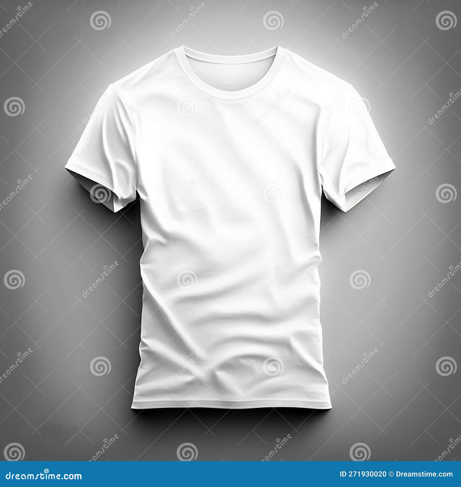 Plantilla De Simulación De Camiseta Blanca Para Diseño Impreso Ai  Generativo Stock de ilustración - Ilustración de generativo, auténtico:  271930020