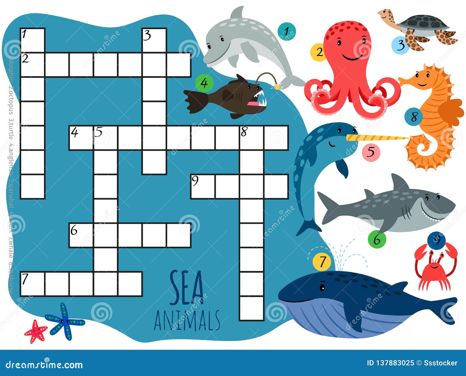 Crossword more. Кроссворд для детей на тему море. Кроссворд морские обитатели для детей. Кроссворды про морских животных для детей. Кроссворд на морскую тему детский.