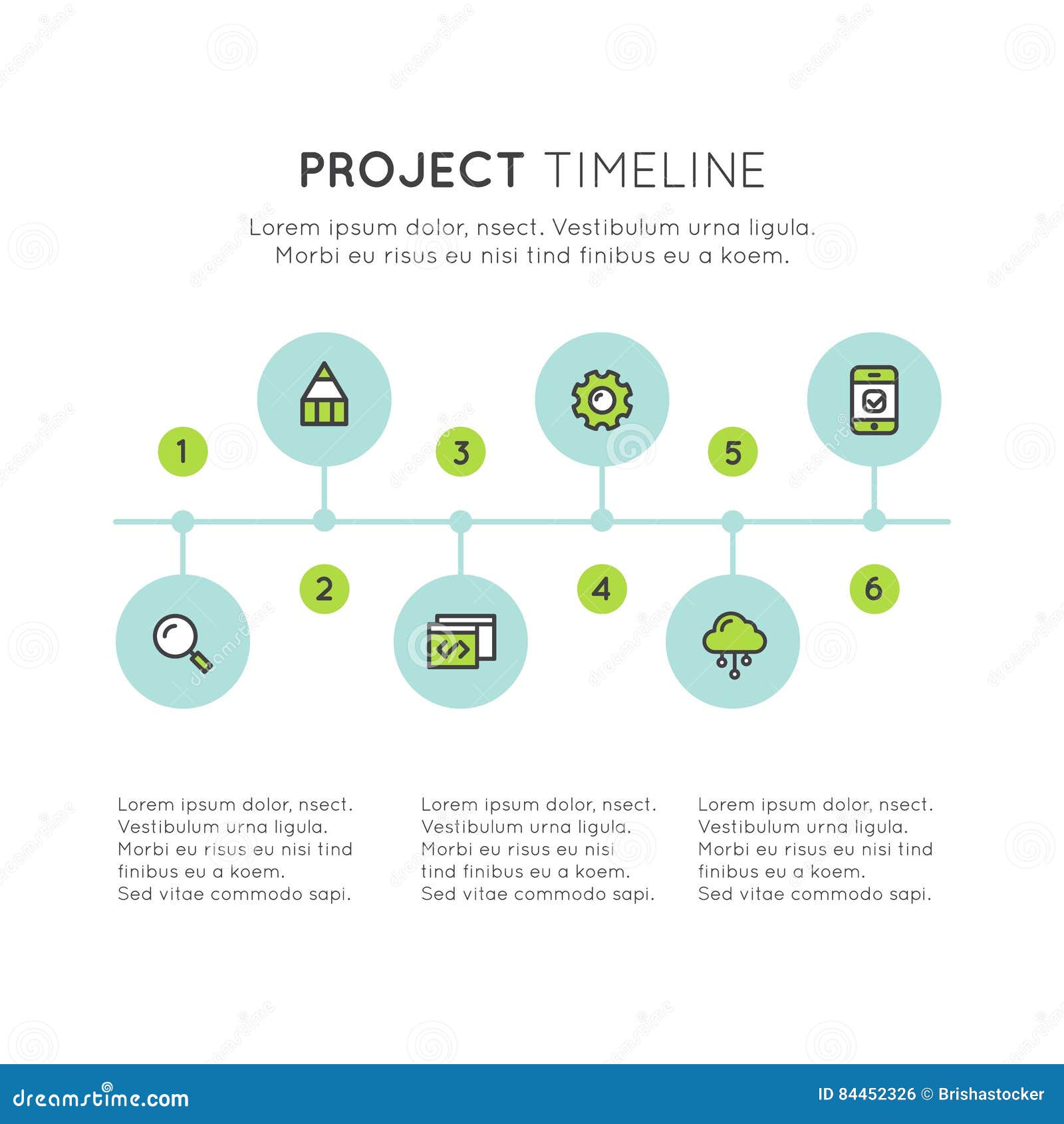 Plantilla Plana De Los Elementos De Infographic De La 