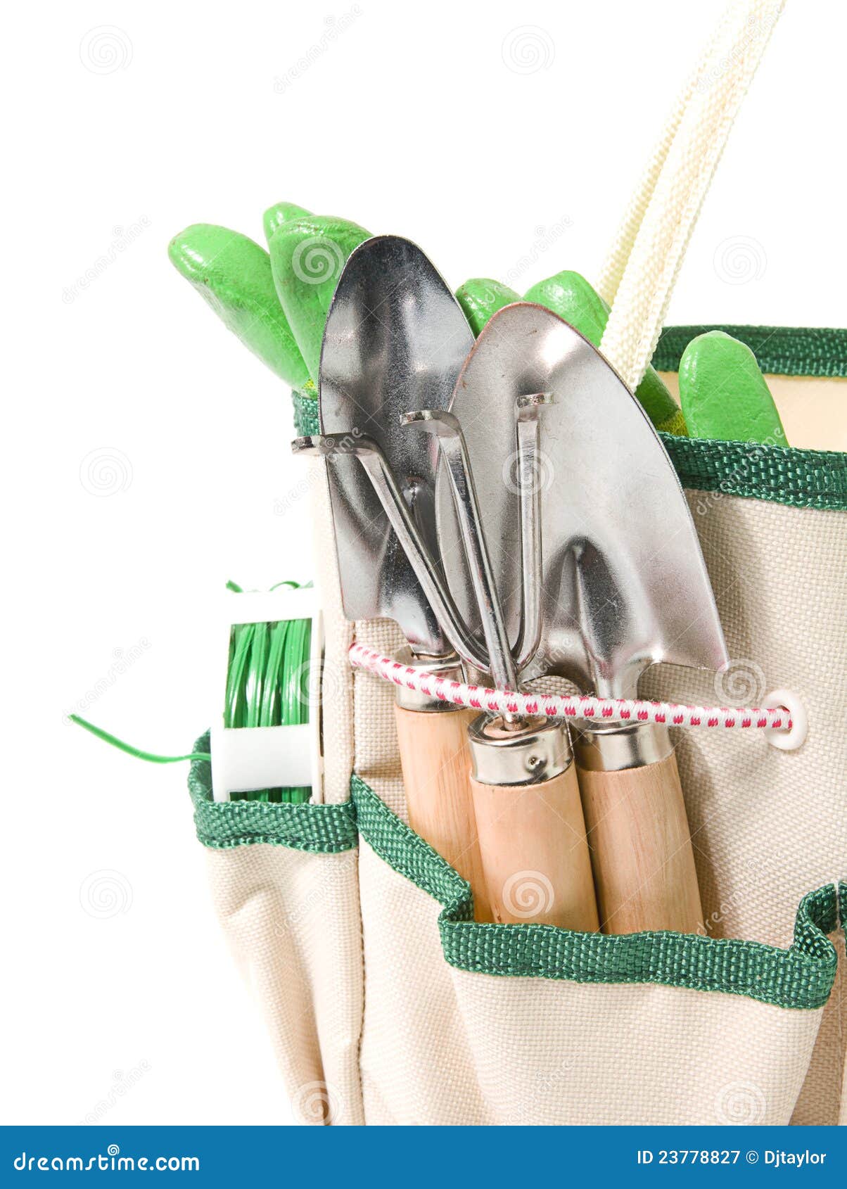 Planting Bag With Garden Tools Stock Image Image of green, fork 23778827