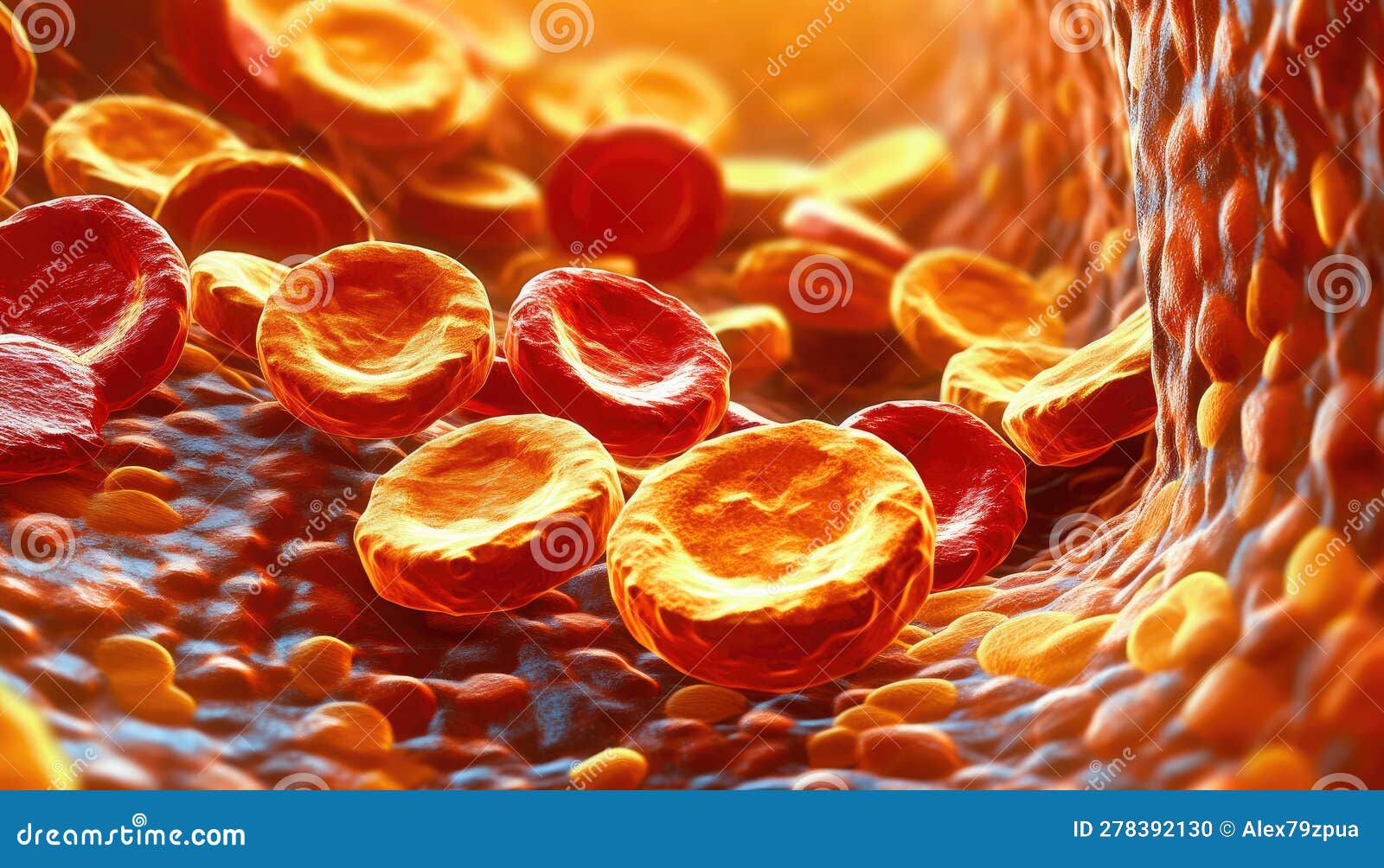 PlaqueInduced Blockage Vein or Artery Generative AI Stock Illustration Illustration of