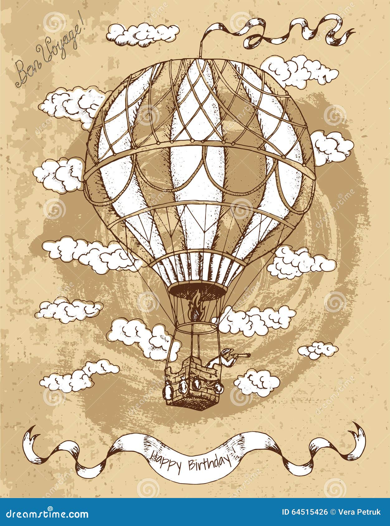 Plaquette De Joyeux Anniversaire Avec Le Ballon A Air Chaud Sur Le Brun Illustration De Vecteur Illustration Du Ballon Plaquette Plaquette De Joyeux Anniversaire Avec Le Ballon A Air Chaud Sur Le Brun Illustration De Vecteur Illustration Du Ballon Plaquette