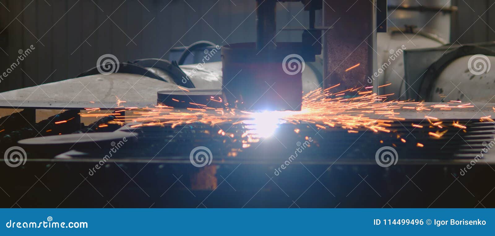 Plasma cutting machine stock photo. Image of metal, manufacture 114499496