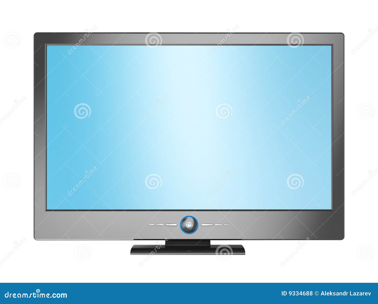 Plasma TV stock illustration. Illustration of television 9334688