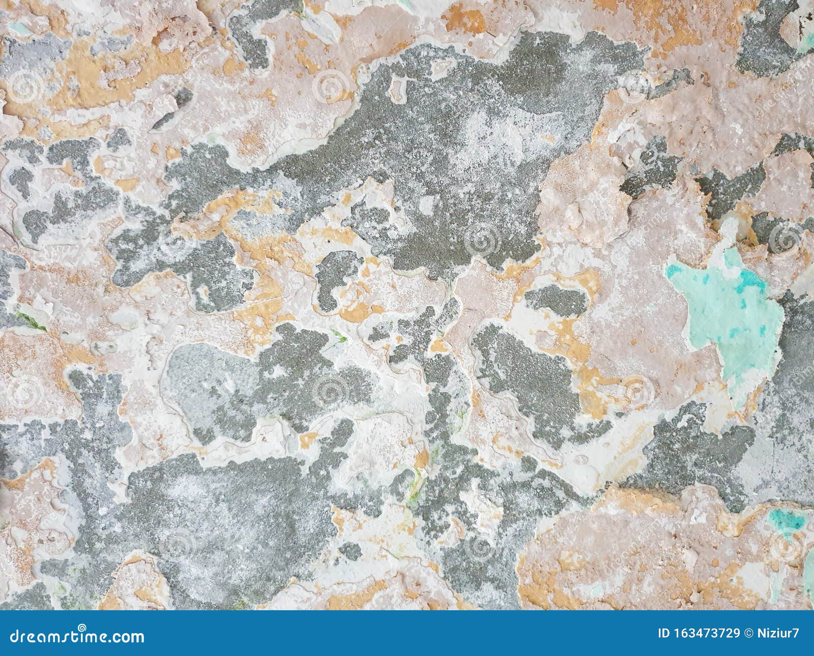 Plaster and Paint Falling Off the Wall Stock Image Image of abstract