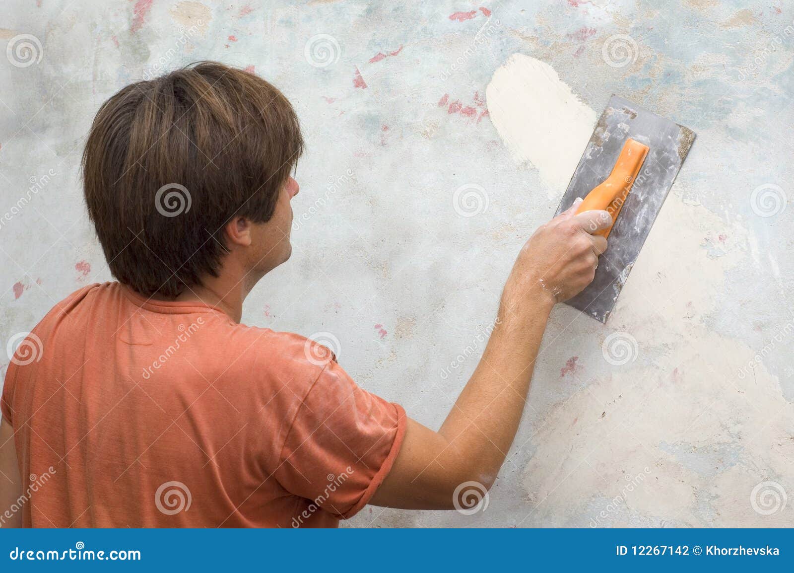 Plastering stock photo. Image of plastering, palette 12267142