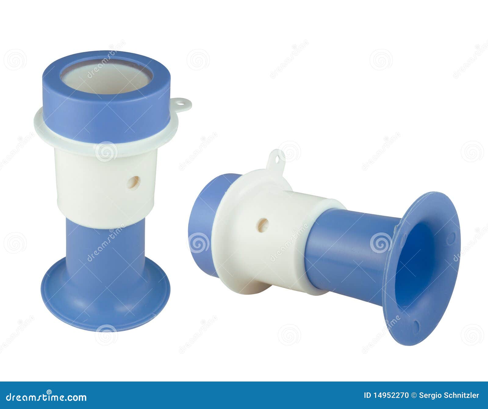 Plastic air horn stock photo. Image of blue, cheer, annoying 14952270