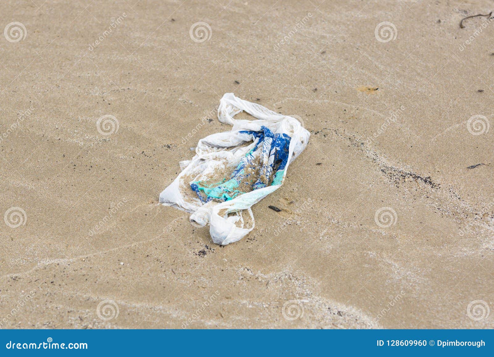 plastic bag beach