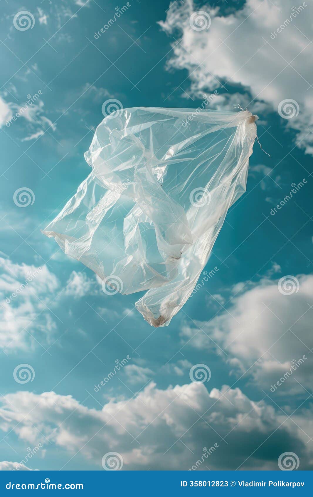 A Plastic Bag Being Blown Away by Wind Stock Image - Image of forgotten,  waste: 358012823, image size:1066x1690