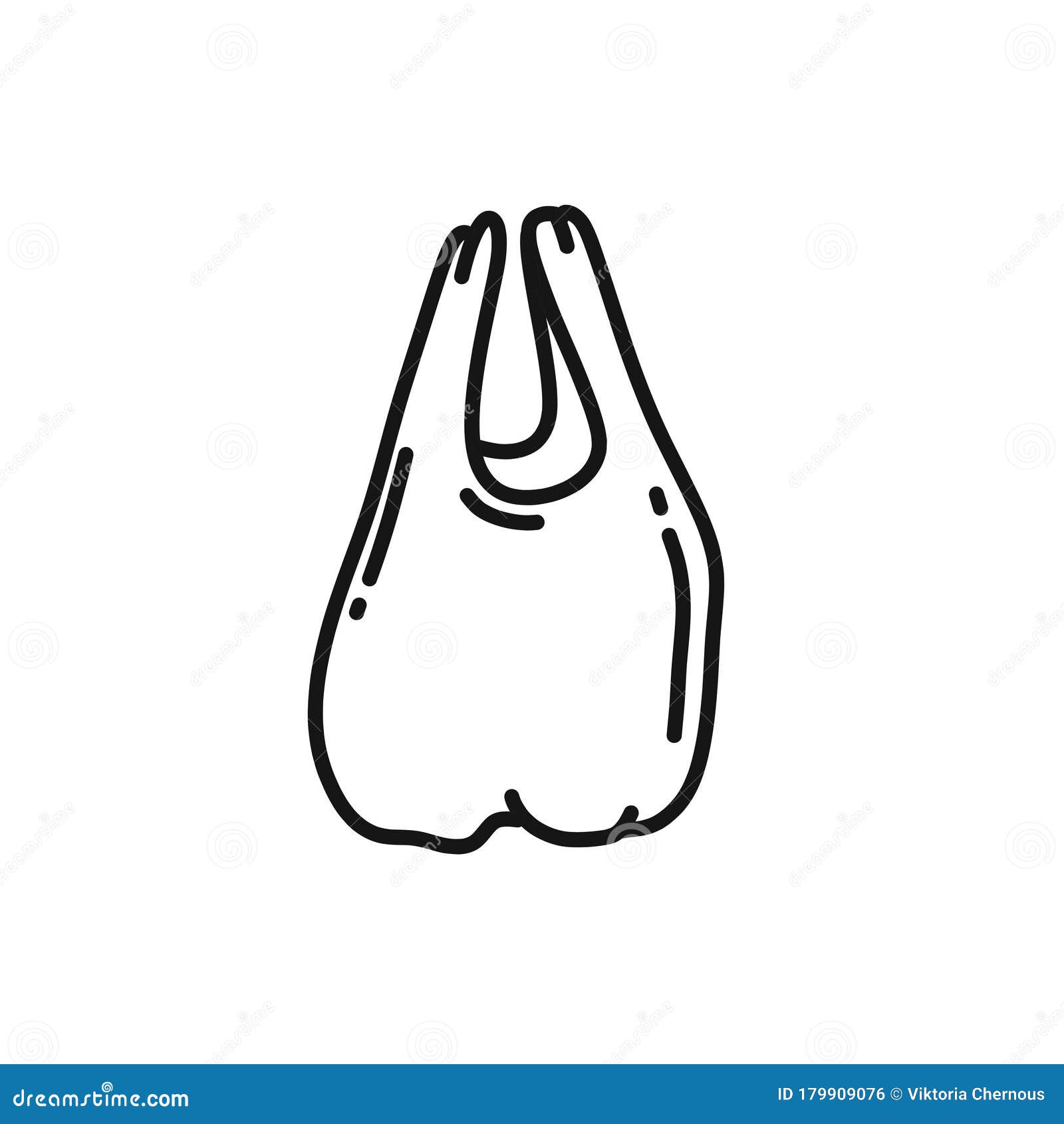 Vector illustration of a plastic bag plastic... - Stock Illustration  [86601939] - PIXTA