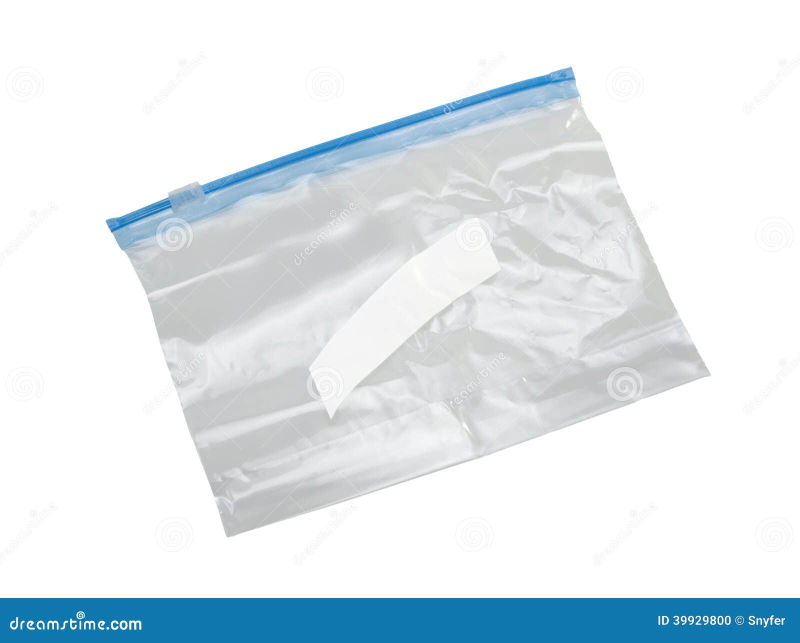 Plastic bag with lock stock photo. Image of lock, package 39929800