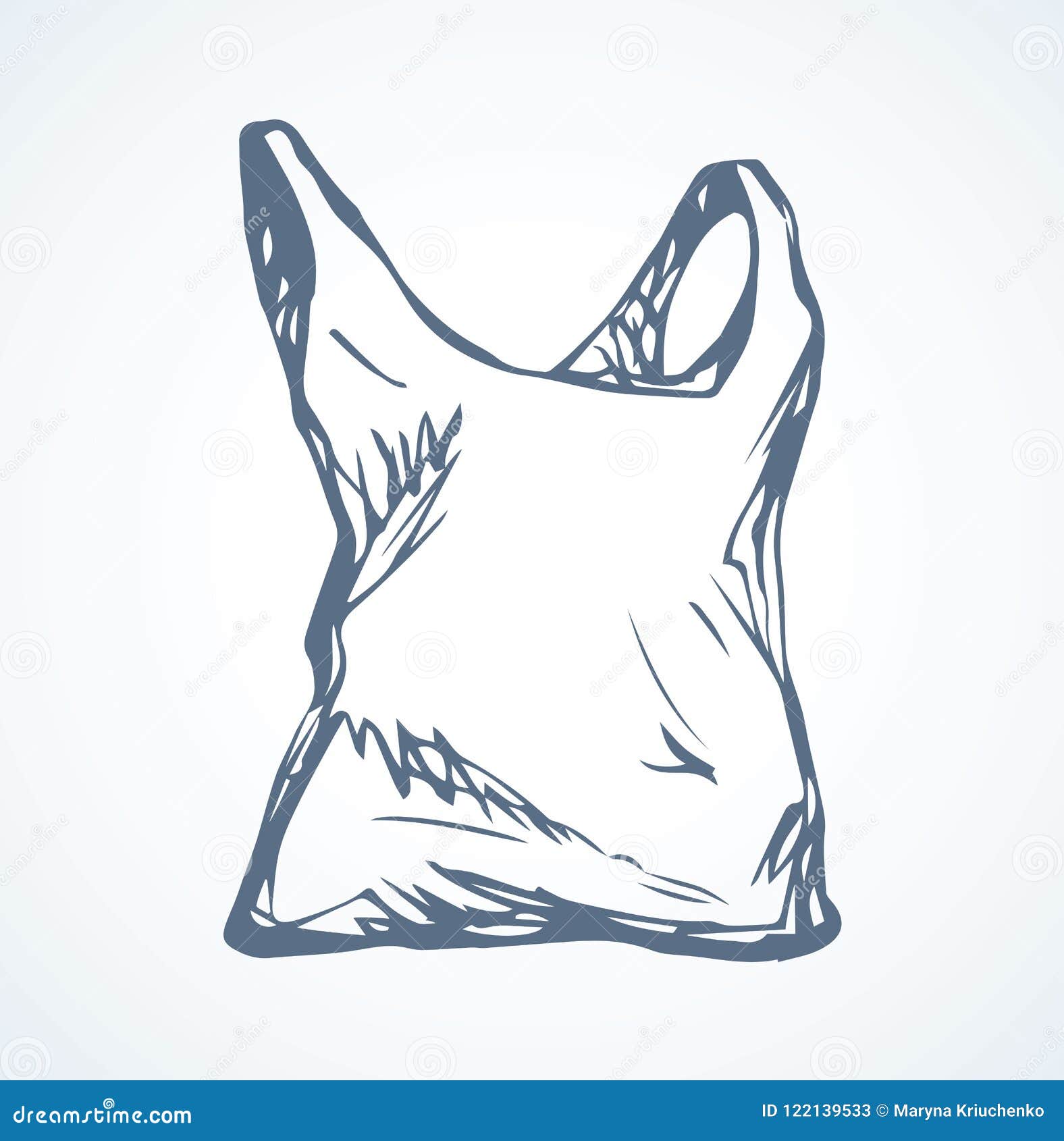 How to draw a plastic bag step by step easy - YouTube