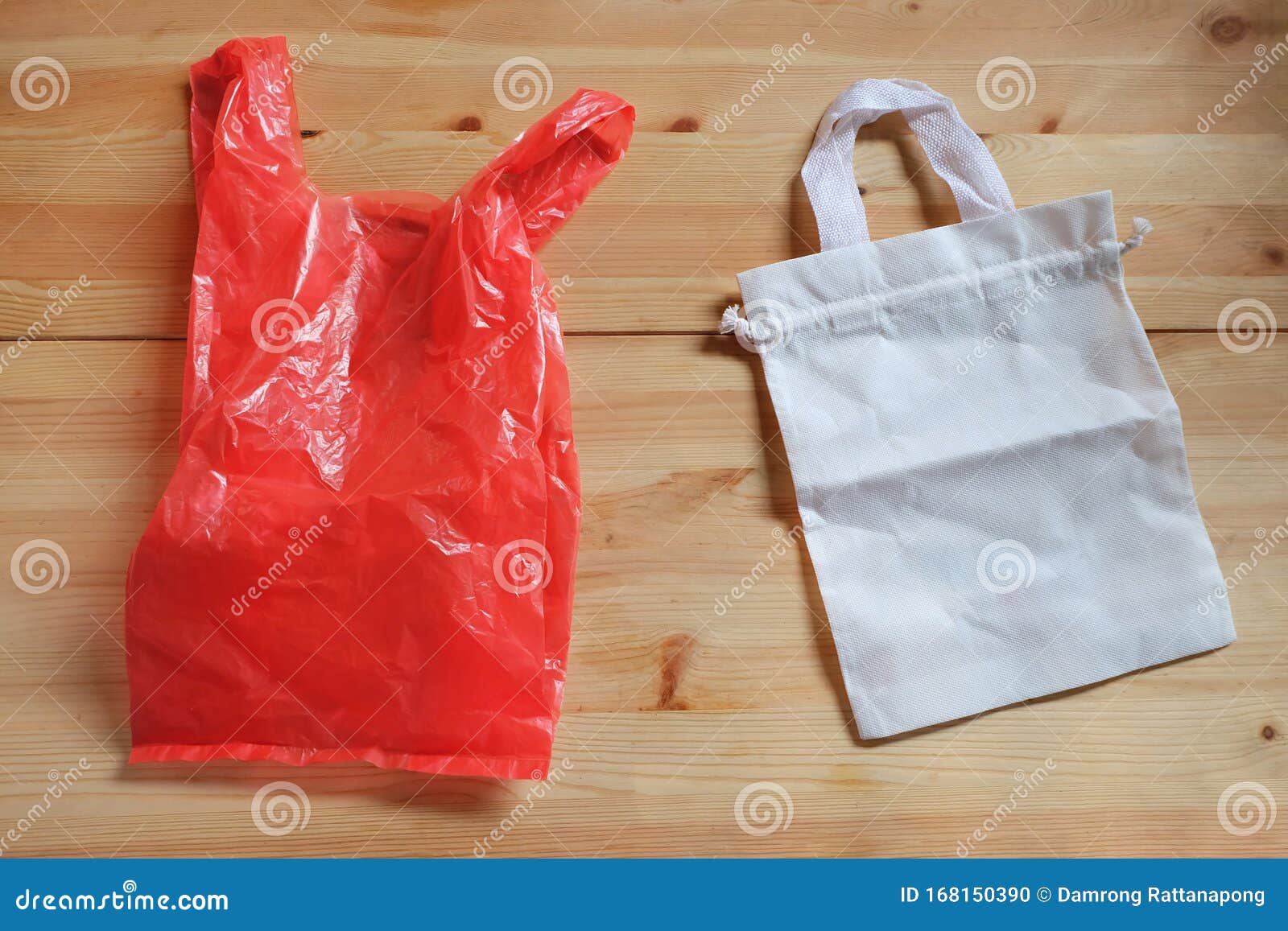 Young Girl Holding a Cloth Bag. at the Kitchen. I am Not Plastic. Campaign  To Reduce the Use of Plastic Bags Stock Photo - Image of market, recycling:  169729388