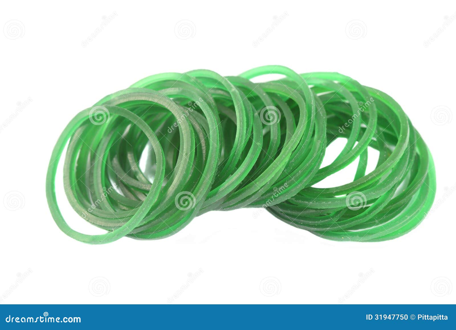 Plastic band stock photo. Image of elastic, green, plastic 31947750