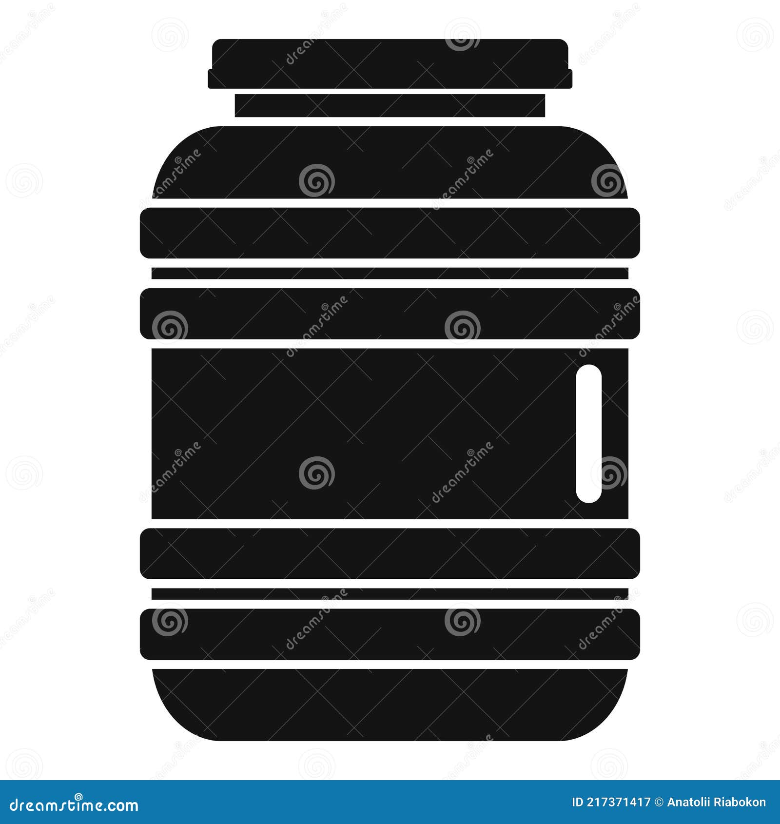 Plastic Barrel Icon, Simple Style Stock Vector - Illustration of gallon ...