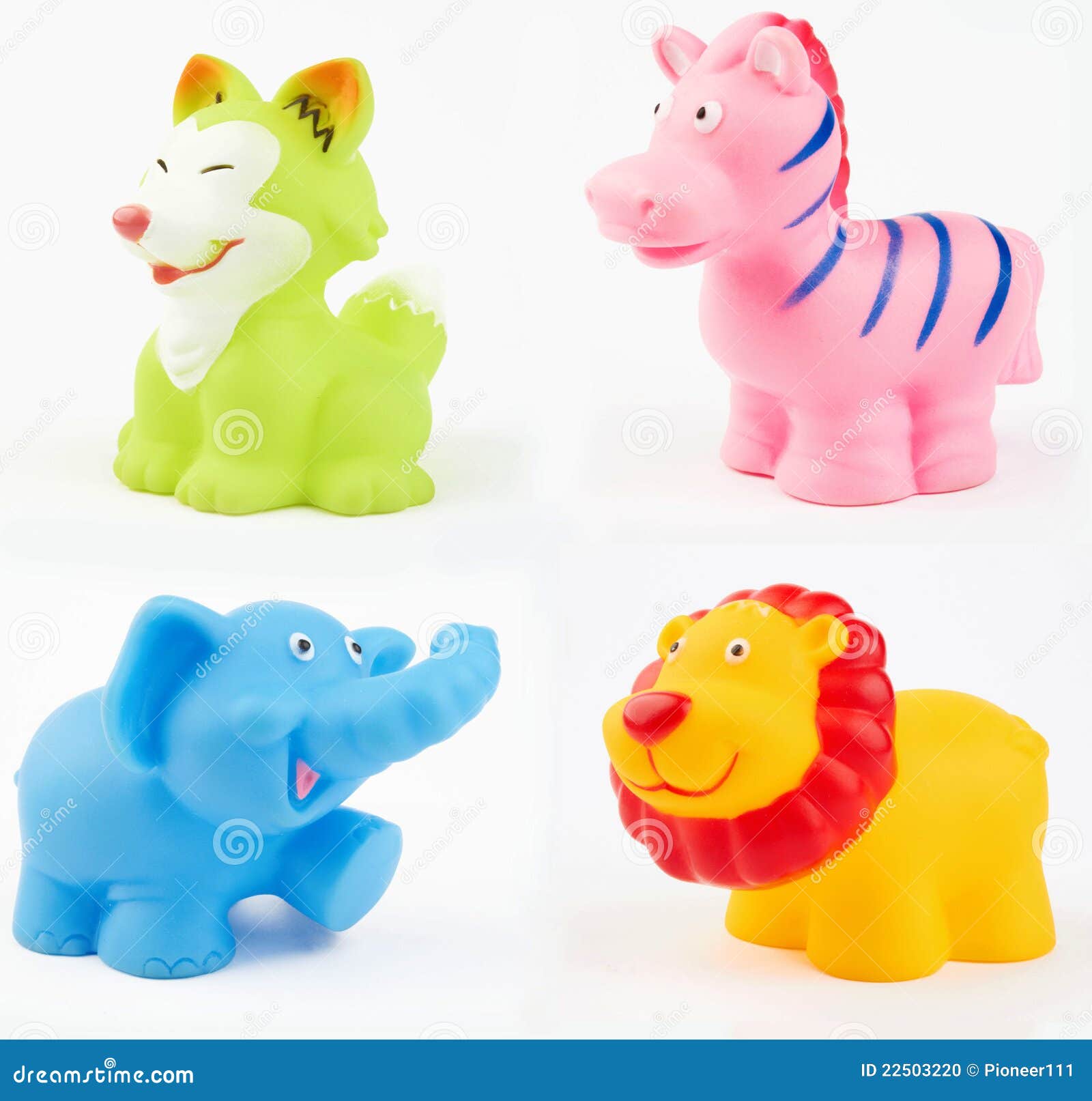 Plastic bath toys stock photo. Image of bathe, green 22503220