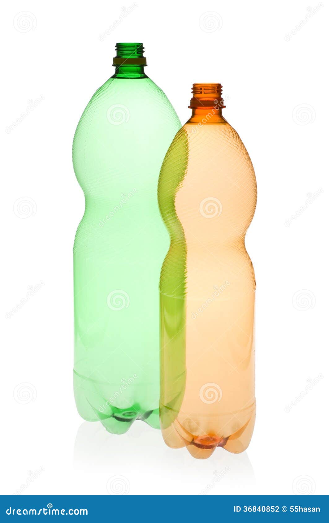 Plastic Beverage Bottles for Recycling. Stock Photo Image of
