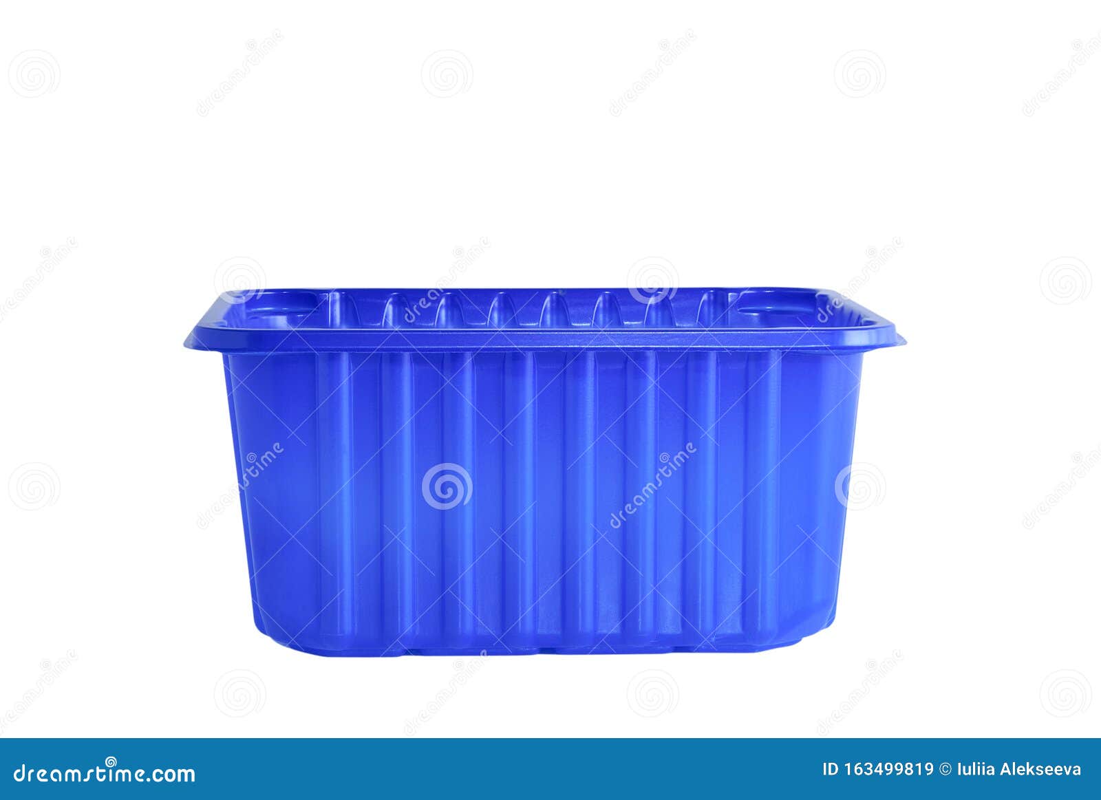 Plastic Blue Food Container. Stock Image Image of object, takeaway