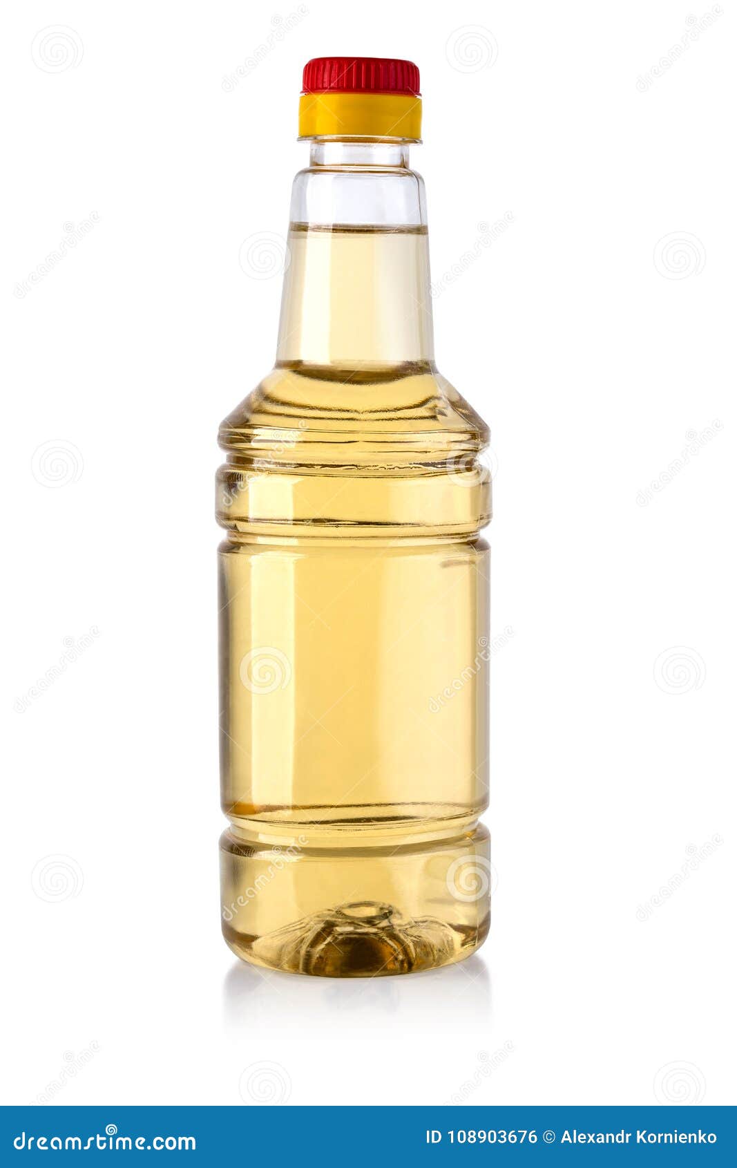 Plastic Bottle with Apple Vinegar Stock Photo Image of white, apple