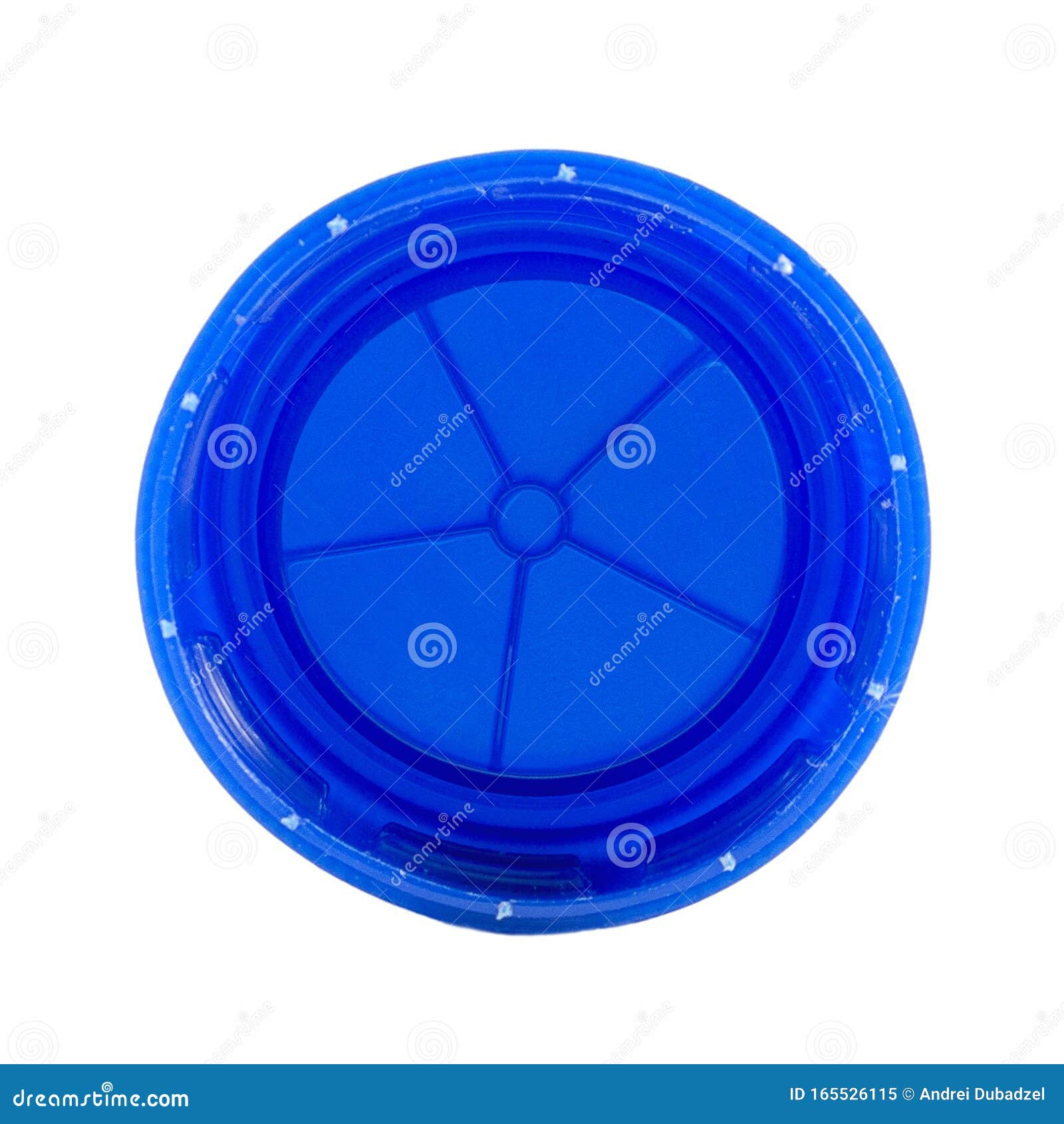 Download Plastic Bottle Cap For Water Isolated On White, Top View. Plastic Bottle Cap Blue, Isolate. Blue ...
