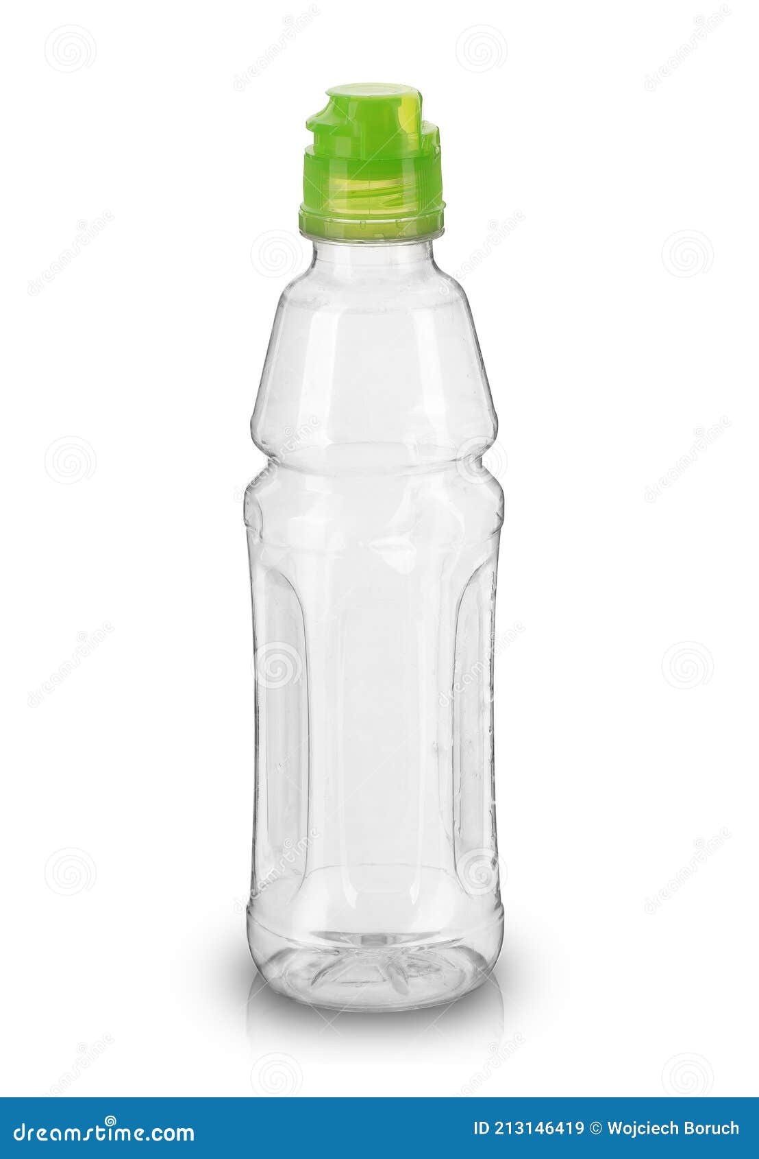 Plastic Bottle with Dispenser Stock Image Image of bottle, isolated