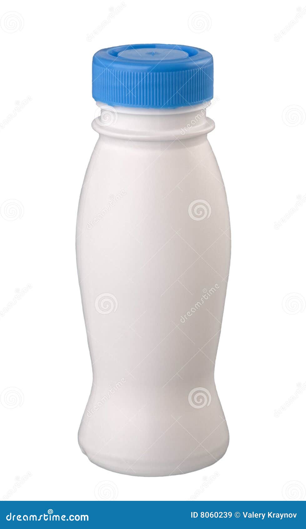 Plastic bottle for yogurt stock image. Image of dairy 8060239