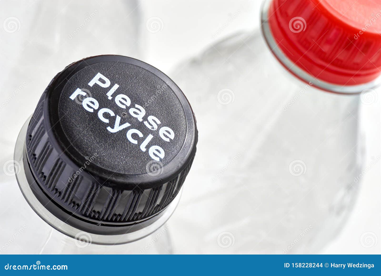 saving plastic bottle caps