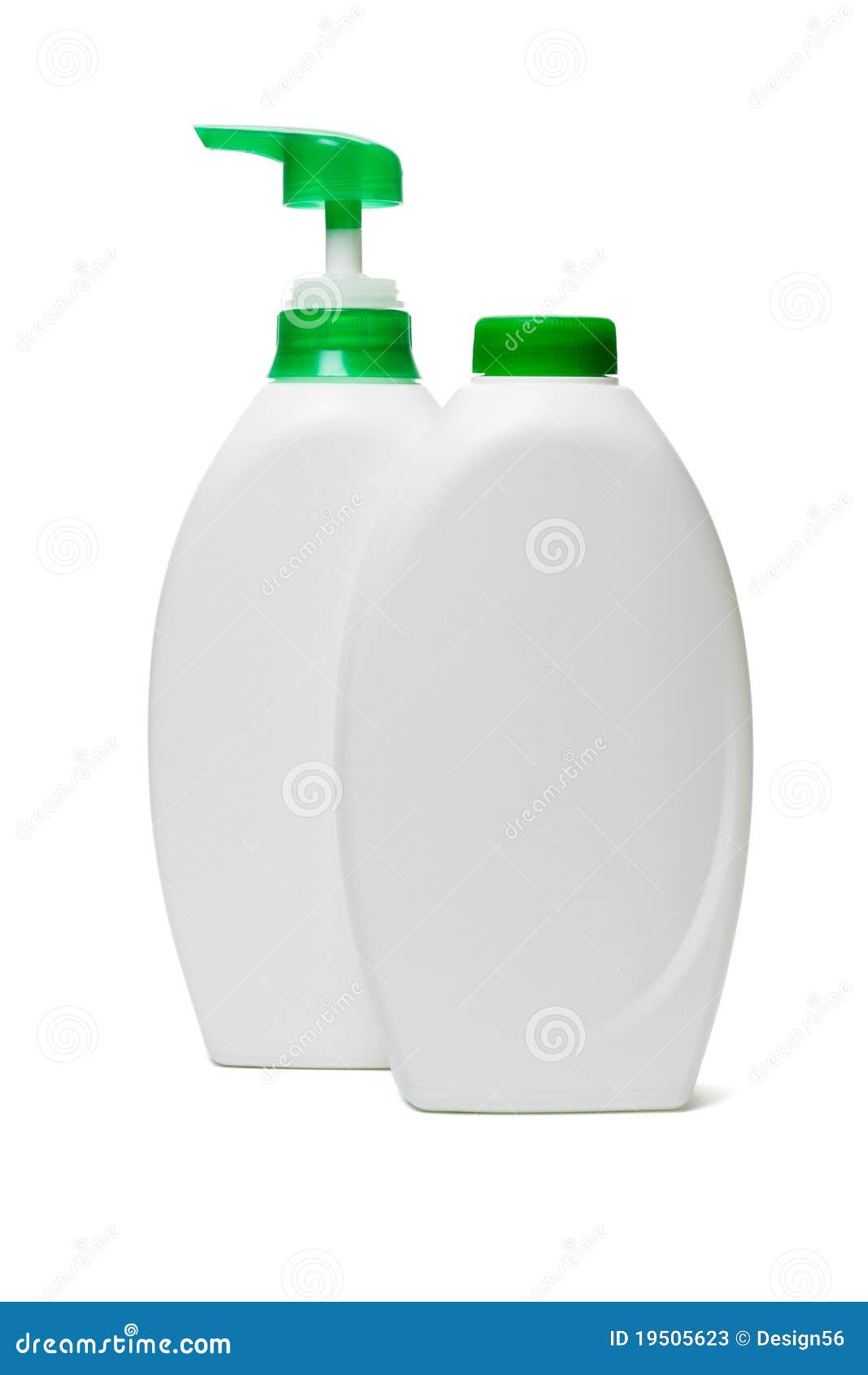 Plastic Bottles of Liquid Soap Stock Image Image of plain, cutout