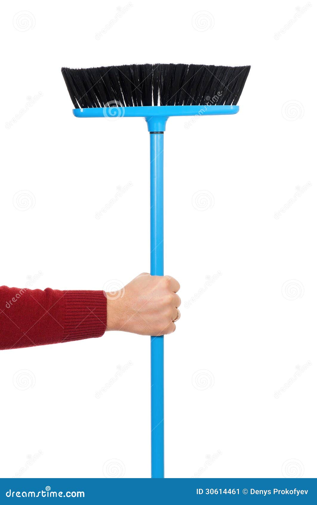 Plastic broom stock image. Image of equipment, cleaner 30614461