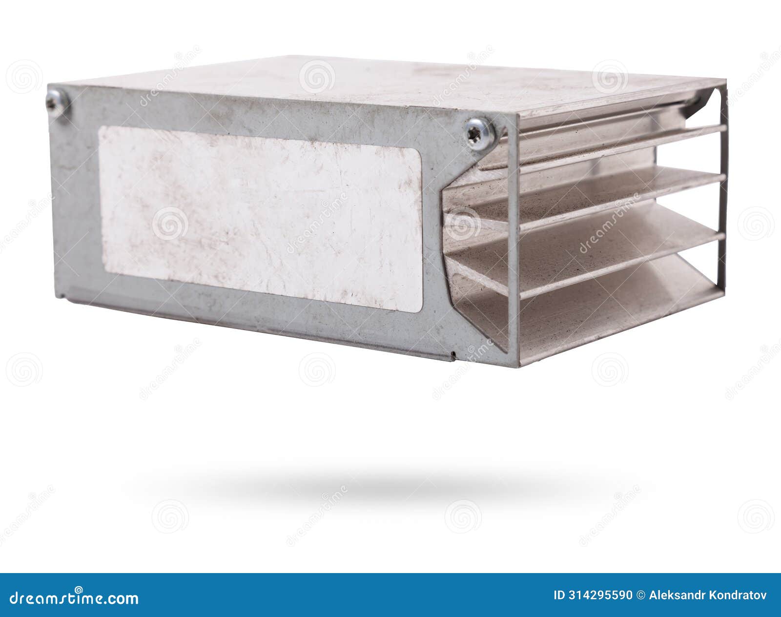 plastic car engine control unit with metal s on a white  background is the connecting center of various subsystems