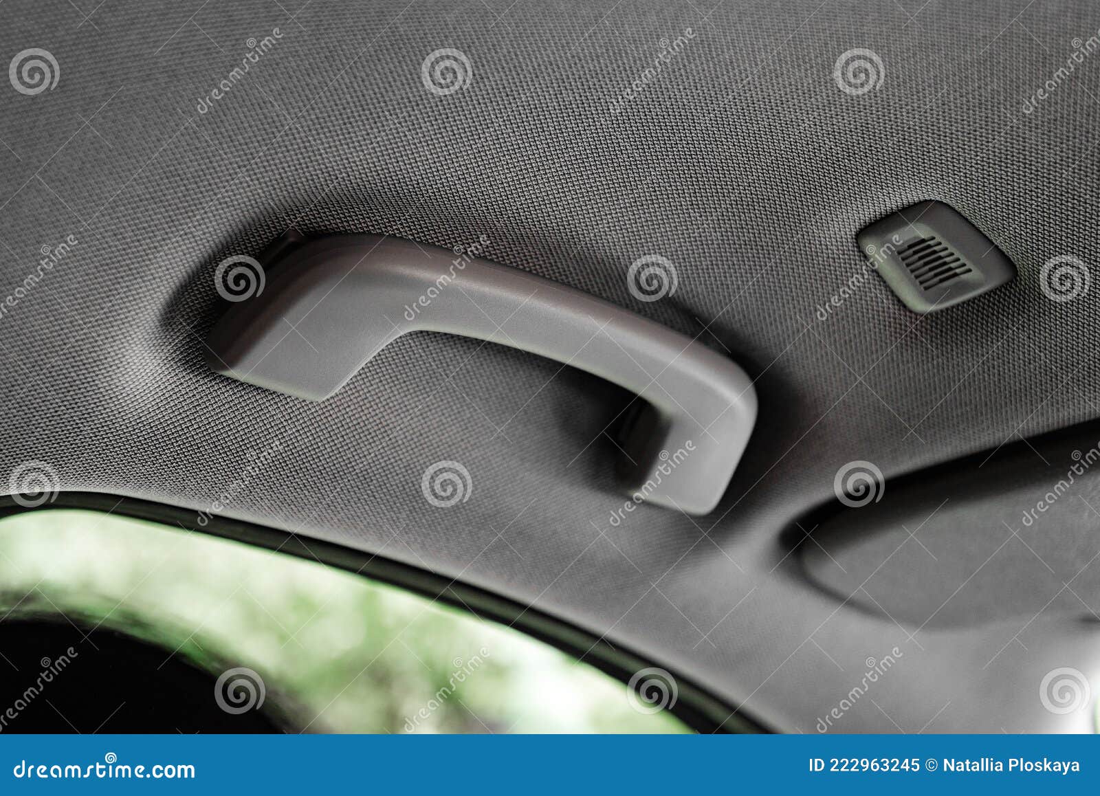 Plastic Car Grab Handle for the Passenger in a Car Stock Image Image